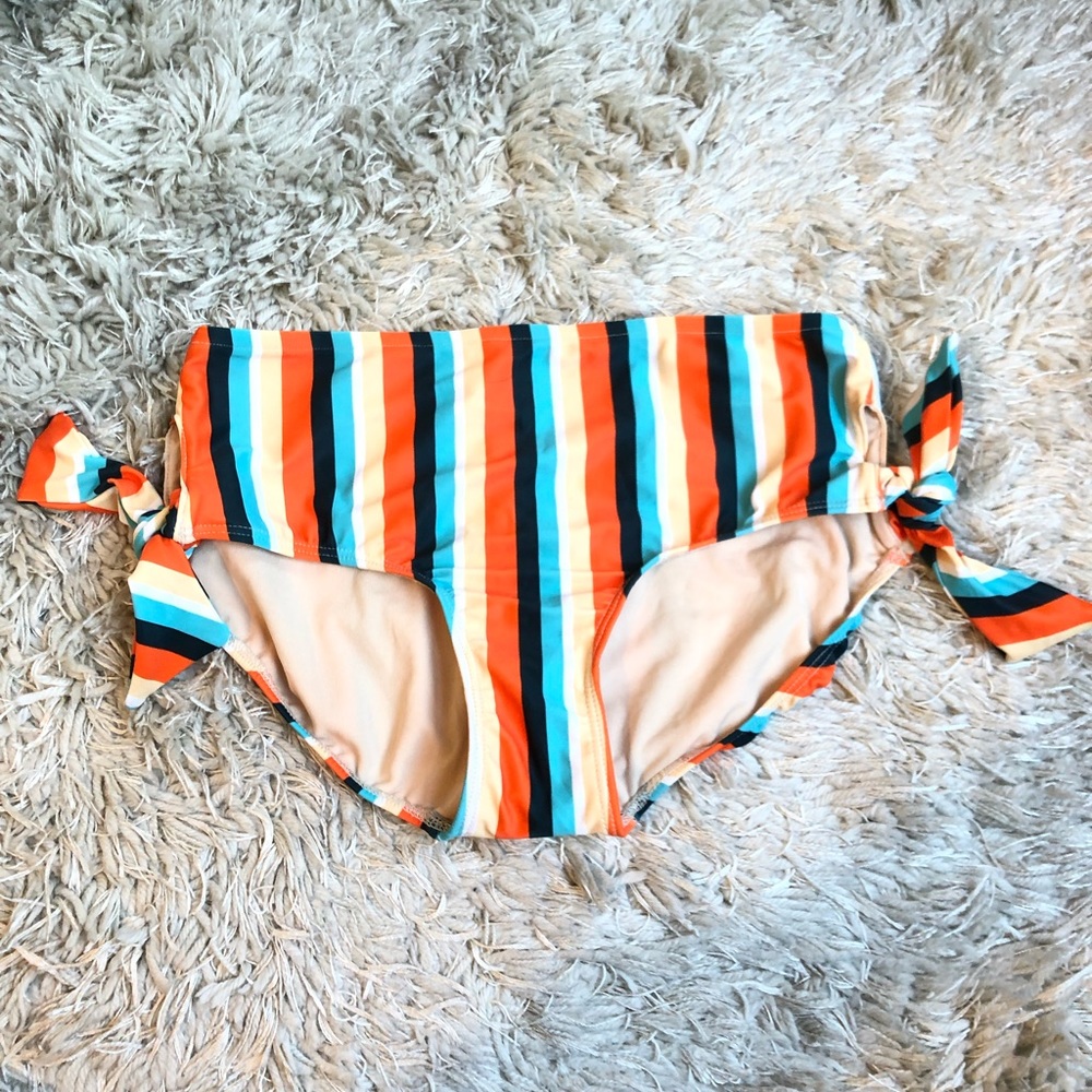 Albion Fit midi retro tie swim bottoms